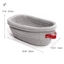 Giỏ nướng bánh mì dệt bằng dây Cotton - Giỏ chống lên men để bảo quản nhà bếp