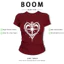 BOOM Áo Baby Tee Nữ Cotton Ôm Body-Áo Thun Ngắn Tay Y2K In Hình PhongCách Mùa Hè, Cổ Tròn Hàng Đầucách hàn quốc phong101