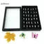 GCDHome 36 Khe Trang Sức Nhẫn Hộp Trưng Bày Khay Tổ Chức Bông Tai Trượng Thể Hiện Ốp Lưng Nhung Tổ Chức Hộp Bảo Quản Quà Tặng Cho Đồ Trang Sức HOT