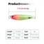 Glow Jig 30g để câu cá thả mồi ở nước mặn có đĩa sắt và lông vũ
