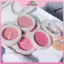 MYPANDA HERORANGE Monochrome Peach Face Blush Palette Mineral Pigment Cheek Blusher Powder Makeup Professional Contour Shadow Blusher.