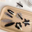 Kẹp Tóc OUSXA, Chấm Bi Giữ Tóc Barrettes, Thiết Kế Tối Giản Ngọt Ngào Đen Trắng Kẹp Tóc Nữ Cô Gái Phụ Kiện Tạo Kiểu Tóc