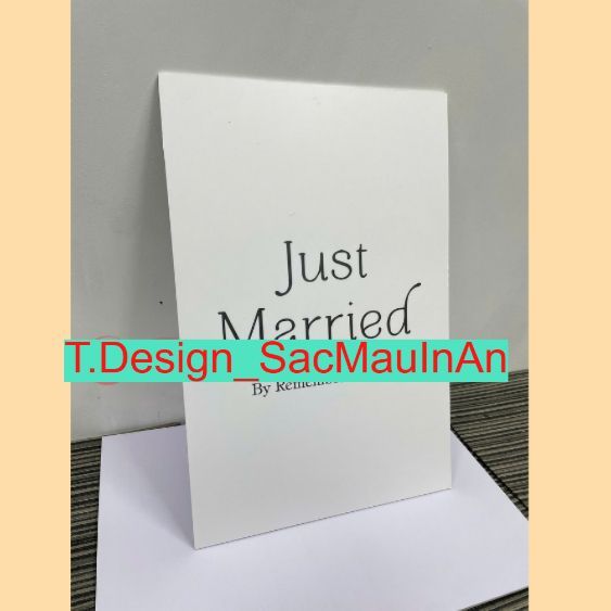 Bảng chữ Just Married chất liệu Fomec chụp ảnh cưới, phụ kiện chụp ảnh cưới, trang trí tiệc cưới