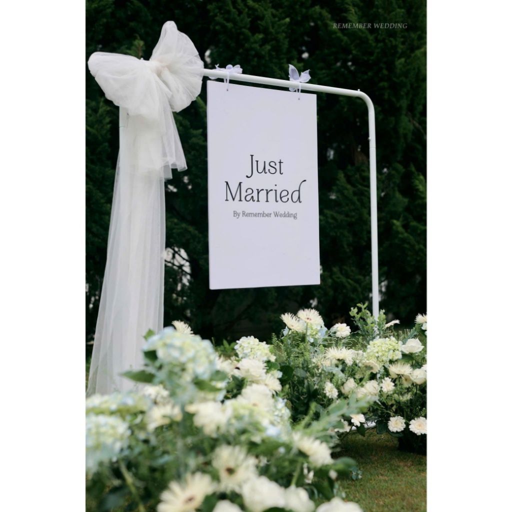 Bảng chữ Just Married chất liệu Fomec chụp ảnh cưới, phụ kiện chụp ảnh cưới, trang trí tiệc cưới