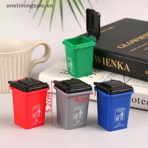VFZ 1: 12 Nhà Búp Bê MiniTrash Có Thể Mẫu / Thùng Rác Mini / Bút Sắp Xếp Lưu Trữ Nhà Có Thể OTE