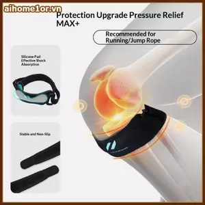 AIHOM 1 Dây đeo đầu gối có thể điều chỉnh với thiết kế bánh chè gân để chạy bộ đường dài,