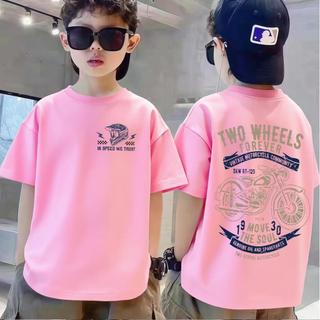COD✅ (Hồ Chí Minh)Áo phông trẻ em trai thoải mái với họa tiết xe máy cổ điển tuyệt đẹp