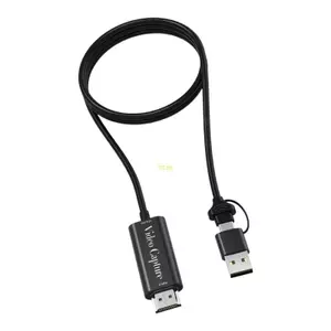 Btsg 4K HDTV Sang USB A C Thẻ Ghi Để Phát Trực Tiếp Ghi Âm Chơi Game Phát Sóng Trực Tiếp