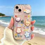 Ốp lưng điện thoại dễ thương có dây đeo, phù hợp với iPhone 16 15 14 13 12 11 Pro Max 7 8 Plus X Xs BFCE014