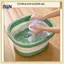 B & N Portable TEP Bồn tắm chân có thể gập lại Hộp đựng ngâm chân chịu nhiệt để sử dụng trị liệu chân móng chân tại nhà.