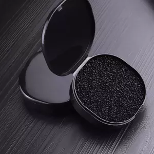 Hộp làm sạch cọ trang điểm, miếng bọt biển làm sạch cọ mắt, làm sạch khô nhanh, tiện lợi không cần nước.