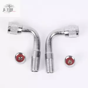 2 Chiếc 90 Độ Góc Lốp Van Nối Dài Adapter Xe Máy Xe Máy Ô Tô / Xe Đạp