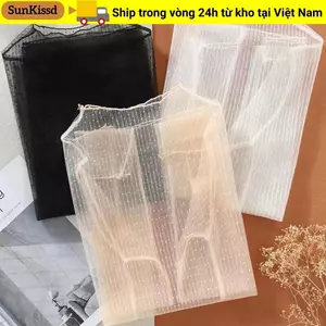 Áo thun SUNKISSD, Áo lưới nữ Sheer xuyên thấu, Áo sơ mi ren dài tay thoải mái đi biển mùa hè
