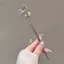Mới Phong Cách Trung Quốc Hoa Hạt Bạc Kẹp Tóc Hợp Kim Nữ Kẹp Tóc Mũ Đội Đầu Sau Cổ Cao Cấp Kẹp Tóc Tua Rua