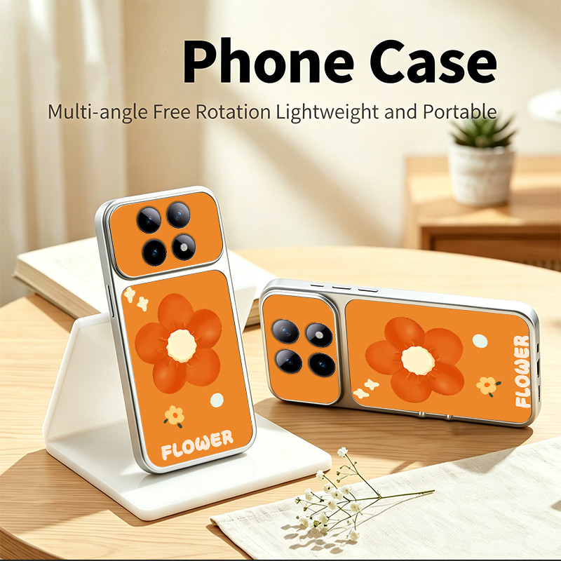 Ốp Lưng Cho REDMI NOTE 15 4G NOTE 15 PRO poco M8 PRO 5G Vỏ Điện Thoại Vỏ Mềm Silicon Chống Sốc Thiết Kế Mới Thẩm Mỹ Dễ Thương Hoạt Hình Hoa Cam Cho Bé Gái DSCSHD1