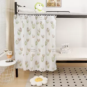 XYLBY14 Miễn Phí Treo Vòng Miễn Phí Dây Đen Vải Giường Đơn Xung Quanh Màn Trên Tầng Tầng Tầng Tầng Tầng Dưới Tầng Giường Rèm Giường Sinh Viên Phòng Ngủ