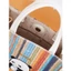 Túi Tote dệt sọc cầu vồng gấu trúc hoạt hình nữ Túi xách thêu đi lại Túi thích hợp