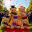 Gấu bông tốt nghiệp, gấu teddy nhỏ đội mũ tiến sĩ, quà kỷ niệm