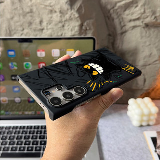 Ốp điện thoại cứng mờ “Graffiti Gengar ” cho Samsung S26 Ultra S25 S24 Ultra S25FE S24 FE S23 Ultra S22 S21 S20 A55 A56 A17 A15 A26 / Chống vân tay / Bọc nửa Vỏ Samsung