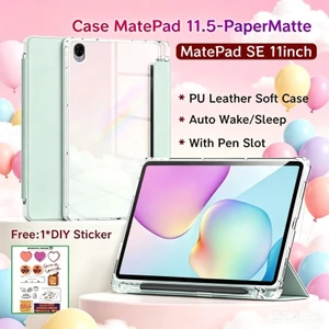 Ốp điện thoại Huawei MatePad 11.5 PaperMatt có khe cắm bút Vỏ bảo vệ từ tính Huawei MatePad SE 11 inch có mặt sau trong suốt MatePad 11.5S Vỏ MatePad Air 11,5 inch
