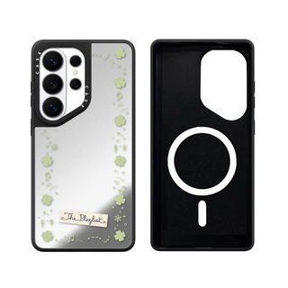 Từ Tính May Mắn Nhà Cỏ Gương Cứng Phone Case Cho Samsung Galaxy S26 25 24 23 UItra S26 25 24 23 Plus Vỏ Bảo Vệ Chống Sốc