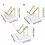 Đế trưng bày khoáng kim loại TRTR có đế Acrylic cho đế trang sức pha lê Kệ đá VN