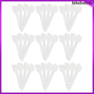 Bộ 50 Dụng Cụ Trang Điểm Thìa Mặt nạ Applicator Kem Mắt Muỗng 8.00X1.50X0.20CM Trắng