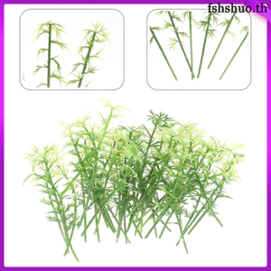 40 Chiếc Thu Nhỏ Giả Tre Trang Trí Nhựa Nhân Tạo Cây Tre Xanh Cho Bàn Cát Bố Trí