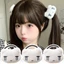 4 / 1 Dây buộc đầu mèo khóc Anime - dành cho nữ Bé gái Mặc hàng ngày - Phụ kiện tóc - Dây buộc tóc hình mèo con sang trọng mềm mại - Kawaii, Phong cách Nhật Bản, Y2K / Giao hàng miễn phí
