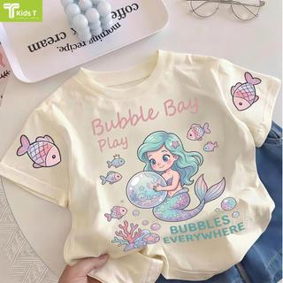 COD✅ (Hồ Chí Minh)Kids T Mall Áo phông tay ngắn In hình hoạt hình Áo Kiểu rộng và ấn tượng Trẻ em thời trang #VN865