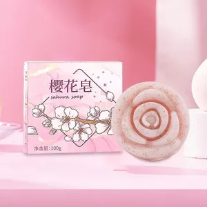 ✨Cửa hàng được đề xuất✨Niacinamide Làm Trắng Da Hoa Anh Đào Xà Phòng Phai Điểm Xà Phòng Handmade Loại Bỏ Melanin Loại Bỏ Mụn Rửa Mặt Tắm Thẩm Mỹ Viện Xà Phòng Làm Trắng Da 5.23