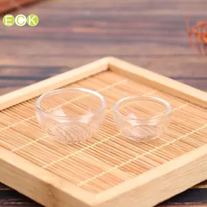 1: 12 Nhà Búp Bê Bát Thu Nhỏ Thủy Tinh Bát Trái Cây Bát Salad Đĩa Súp Bát Kẹo Nhà Bếp Mô Hình Trang Trí Đồ Chơi Đẹp