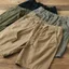 Quần short nam co giãn mùa hè mới, size lớn, màu trơn, quần short bảo hộ lao động thông thường