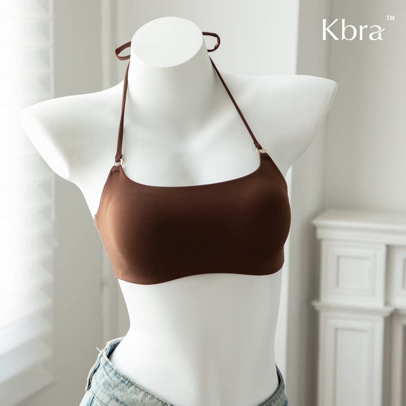 Dây Cổ Đẹp Lưng Không Dây Quần Lót Nữ Ống Top Tập Hợp Áo Ngực Nhận Ngực Ôm Hơn Nhìn Gợi Cảm Mỏng Chất Lỏng Nền Khỏa Thân Phong Cách Hàn Quốc Cô Gái Nóng Sạch Sẽ Mùa Hè Chống Trơn Mặc