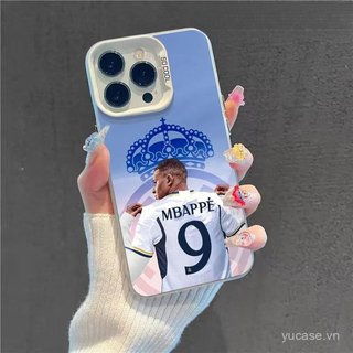 Ốp điện thoại mới No. 9 Số hỗ trợ bóng đá Thích hợp cho iPhone 17promax 16promax 17 16 15 14 promax 13promax 13 12 11 pro max 16pro 15pro Ốp bảo vệ chống sốc