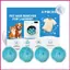 Tẩy Lông Cho Chó Để Giặt 4 Miếng Mèo Lint Làm Sạch Loại Bỏ Đồ Giặt Cho Chó Tẩy Lông Bộ Cho Giặt shopidaevn