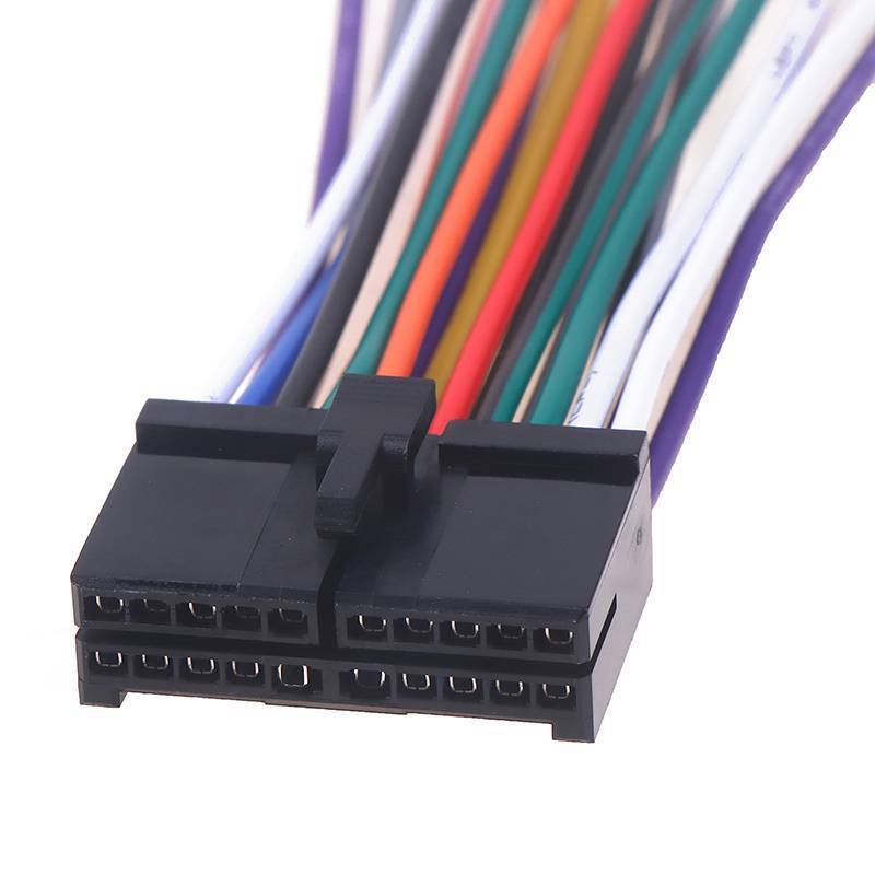 MUQV Dây Vô Tuyến Ô Tô Dây 20pin Bộ Chuyển Đổi Dây Âm Thanh Cd Dvd Cáp Kết Nối T-plug Dây Nguồn Linh Kiện Sửa Đổi n