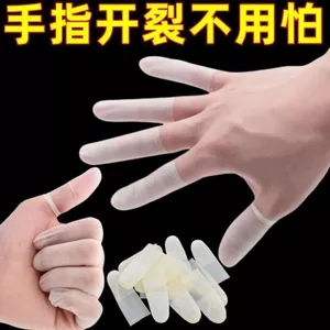 Núm Vú Cao Su Dùng Một Lần Mờ Cao Su Ngón Tay Cots Dưỡng Ẩm Chống Trơn Trượt Chống Thấm Nước Vết Cắt Siêu Mỏng F