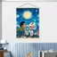 Doremon Phòng Trẻ Em Phòng Ngủ Đầu Giường Trang Trí Tranh Nền Học Tranh Treo Tường Anime Hoạt Hình Bức Tranh Tường Kem Phong Cách 5.26