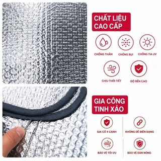 Tấm Che Cục Nóng Máy Lạnh Chống Nắng Mưa Cao Cấp, Màng Nhôm Cách Nhiệt Siêu Bền Bảo Vệ Điều Hòa