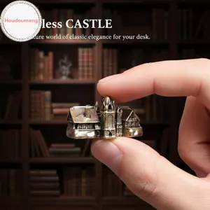 Houddou Đồng Thu Nhỏ Ngôi Nhà Nhỏ Các Bức Tượng Nhỏ 5 Chiếc Kiến Trúc Lâu Đài Cho Micro Phong Cảnh Đồ Trang Trí Phòng Văn Phòng VN