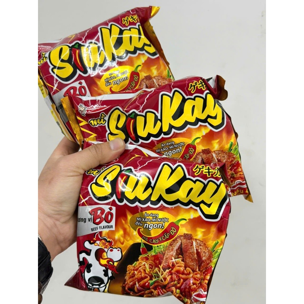 Combo 10 gói Mì SiuKay Vị Bò 127g