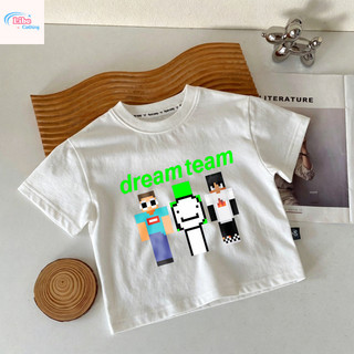 Áo Thun Bé Trai Minecraft Game, Áo Ngắn Tay Cotton Mềm Thoáng, Thời Trang Pixel, Cho Bé 3-12 Tuổi