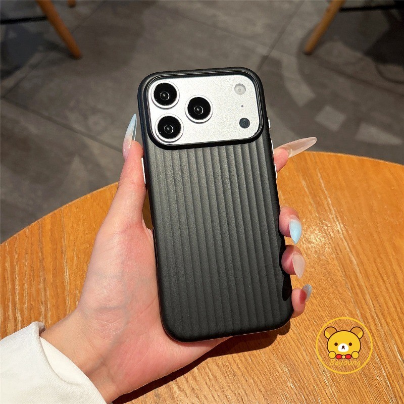 Ốp Điện Thoại Sóng 3D Cho Xiaomi Poco X8 Pro Max X7 F8 F7 Ultra F6 F5 Pro 5G Vỏ Sang Trọng Sơn Kim Loại Kinh Doanh Vỏ Cứng Mờ Đơn Giản