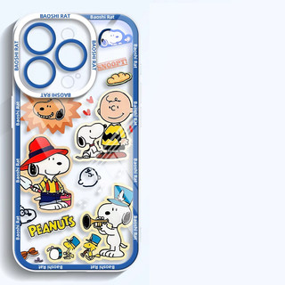 Vỏ Cho Samsung Galaxy S26 S25 S24 Ulta Plus S25 S24 FE S26 Edge 5G Ốp Lưng Hoạt Hình Snoopy Dễ Thương Bảo Vệ Ống Kính Silicon Mềm Chống Sốc TPU Trong Suốt Họa Tiết