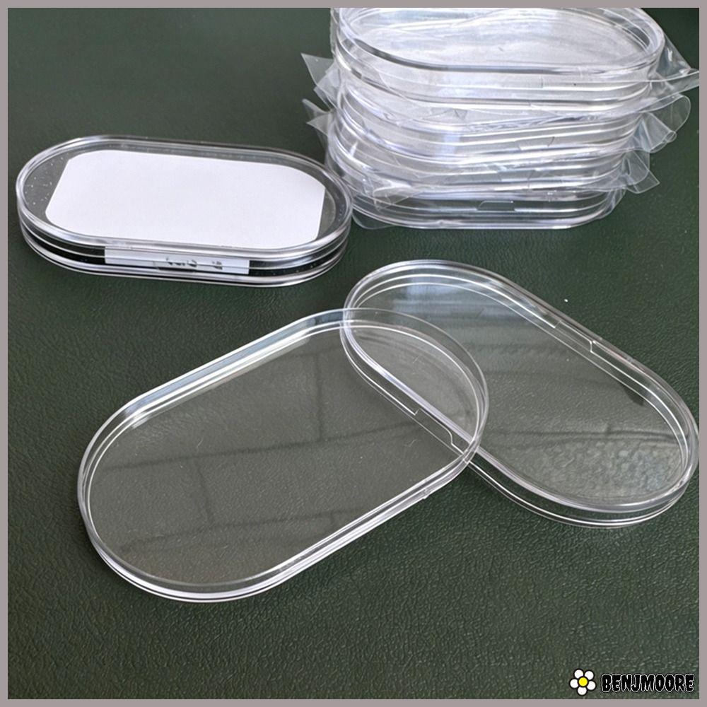 Vỏ bảo vệ cứng đĩa BENJMOORE, Vỏ bảo vệ Acrylic trong suốt, Tấm bảo vệ thẻ cứng cho Mezastar