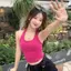 Dây chữ U Dây Camisole có miếng đệm ngực Mùa hè Phong cách mới Slim-fit Slimm