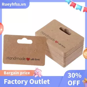 Thẻ bông tai, 100 chiếc Thẻ trưng bày bông tai, Thẻ bông tai 2 inch X 1,4 inch, Thẻ trưng bày trang sức