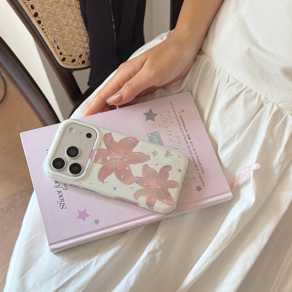Ốp Điện Thoại Star Lily Cho IPhone 17 Pro Max 17Air 16 15 14 13 Vỏ Bảo Vệ Chống Sốc