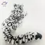 HFTOY 3D In Hình Mô Hình Da Báo Tuyết Mô Hình Mô Phỏng Đa Nối Động Vật Di Động Hình Thu Nhỏ Trang Trí Nhà Cửa ~